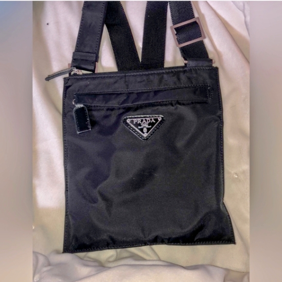 Prada Black Nylon Crossbody Bag